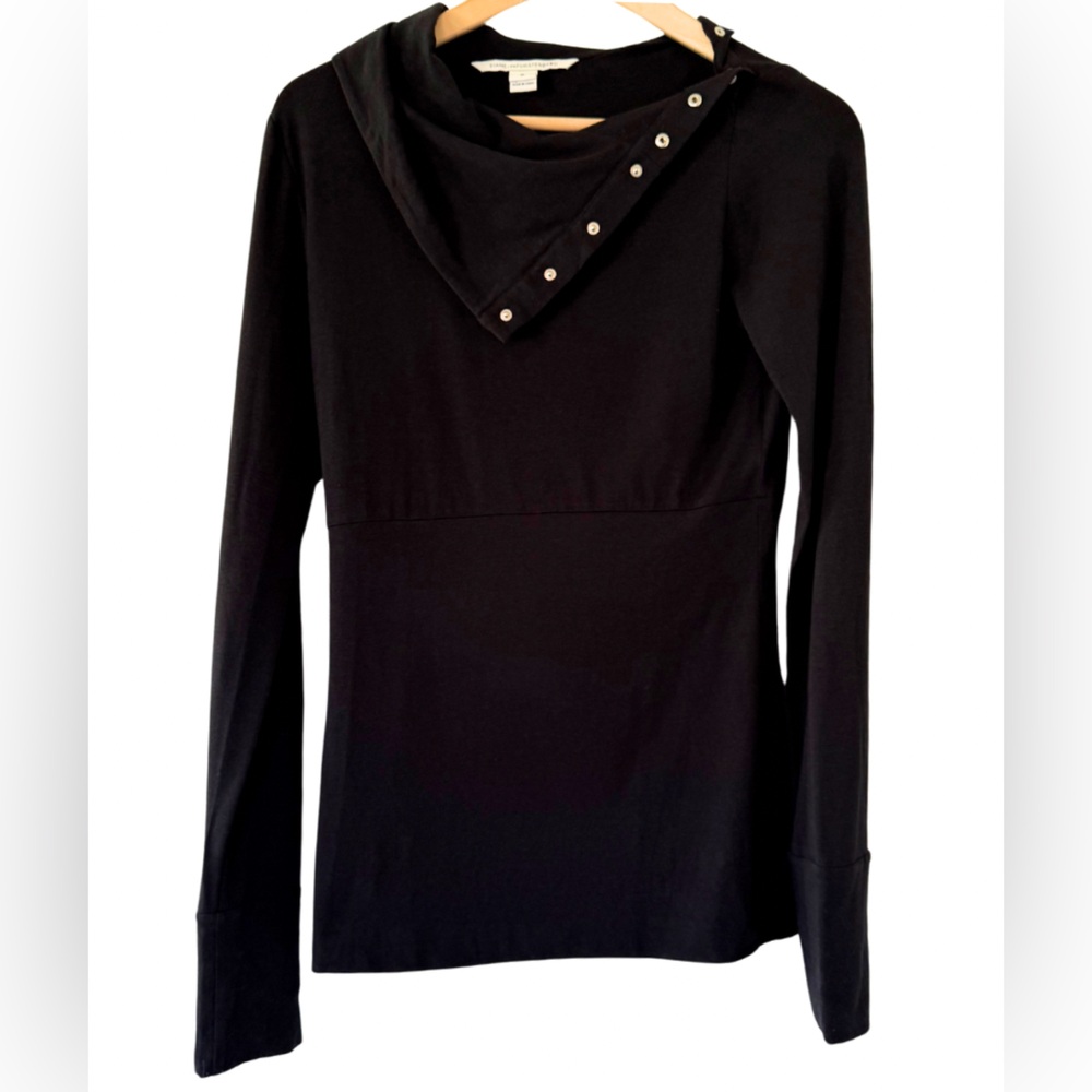 Diane Von Furstenberg Side Snap Long Sleeve